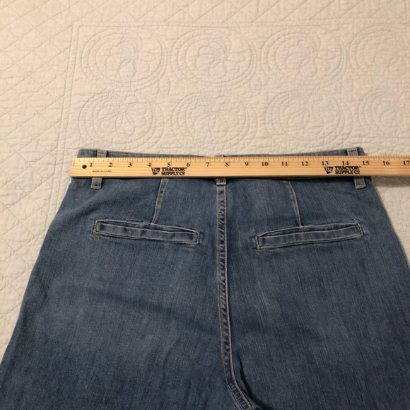 Paige Nellie wide leg high rise cropped jeans. Size 28. - Picture 7 of 9